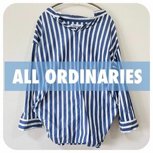 【ALL ORDINARIES】ストライプシャツ