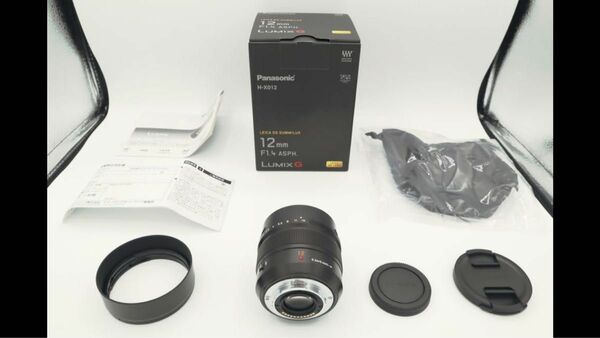 【新品級 & 動作確認済】Panasonic LEICA DG SUMMILUX 12mm F1.4 ASPH. H-X012