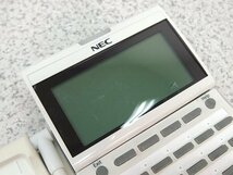 ■※ 【セール中】 NEC Aspire-UX DT400シリーズ 24ボタンカールコードレス電話機 DTZ-24BT-3D(WH)TEL 示名条/電池付 通電確認_画像4