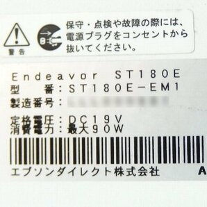 ■○ EPSON Endeavor ST180E-EM1 Core i3 6100T 3.20GHz/小型/メモリ 4GB/HDD 500GB/OS無しBIOS起動確認済み No.1の画像2