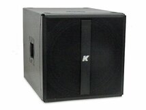 ■○ K-Array Thunder-KMT18 I アクティブ 18インチサブウーファー プログラム可能なオンボードDSP 1000W Dアンプ内蔵/PA機器 音出し確認_画像1