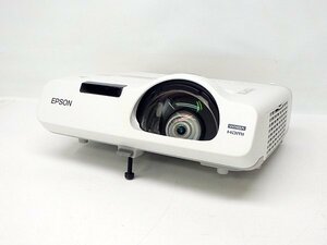 ＃EPSON/エプソン ビジネスプロジェクター EB-535W ランプ時間高165H/低13H 足1本なし