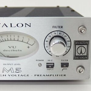 ■○ AVALON M5 マイクプリアンプ PURE CLASS A HIGH-VOLTAGE-PREAMPLIFIER 修理部品取りの画像3