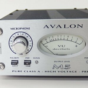 ■○ AVALON M5 マイクプリアンプ PURE CLASS A HIGH-VOLTAGE-PREAMPLIFIER 修理部品取りの画像2
