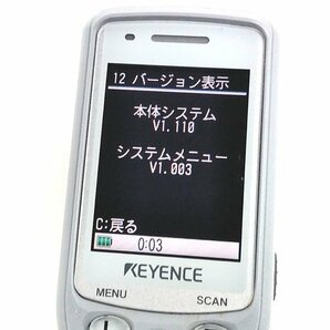 ☆15台入荷 KEYENCE 超小型2次元コードハンディターミナル BT-1500B 【Bluetooth機能も確認済み】No.5の画像7