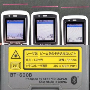 ☆KEYENCE/キーエンス Bluetooth搭載/超小型バーコードハンディターミナル3台セット BT-600B 【訳あり】【送料全国一律520円】の画像8