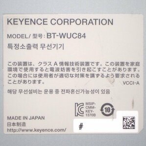 ☆2台入荷 KEYENCE/キーエンス BT-W80/W300/W200シリーズ 本体用4連充電ユニット BT-WUC84 (No.11)の画像4