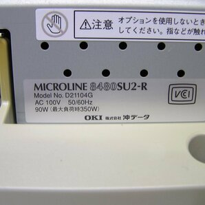 ◎OKI/沖データ ドットプリンター MICROLINE 【8480SU2-R】パラレル/USB対応の画像4