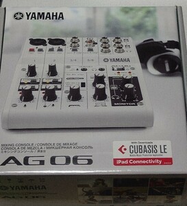 ヤマハ YAMAHA ウェブキャスティングミキサー オーディオインターフェース 6チャンネル AG06 インターネット配信に便利な機能付き 