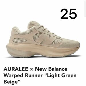 AURALEE × New Balance Warped Runner Light Green Beige 25 cm