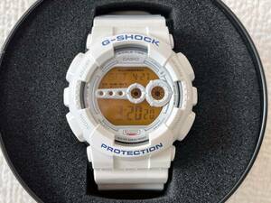 CASIO G-SHOCK （カシオ Gショック） GD-100SC-7／GD100SC-7 クレイジーカラーズ 高輝度LED ホワイト メンズウォッチ 腕時計
