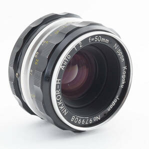 Nikon ニコン F NIKKOR-H Auto 1:2 f=50mm MF レンズ 紙箱 2105599の画像4