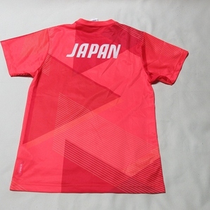 O-671★アシックス♪TOKYO 東京オリンピック 2020 JAPAN 日本代表/半袖シャツ(XL)シリアルナンバー入★の画像3