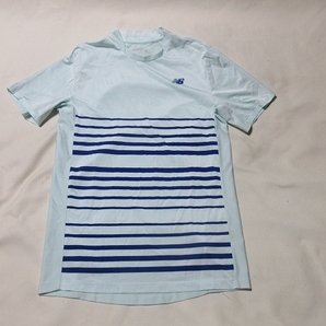 O-879★ニューバランス♪水色/半袖Tシャツ(M)★の画像1