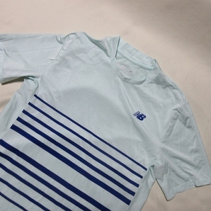 O-879★ニューバランス♪水色/半袖Tシャツ(M)★の画像2