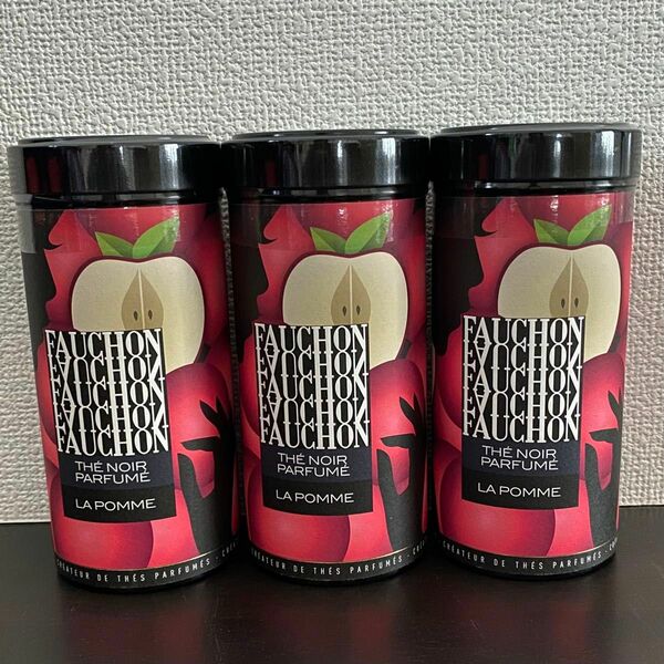 【フォション】紅茶　茶葉　アップル　140g 3缶