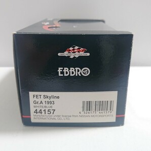 エブロ EBBRO 1/43 FET SKYLINE Gr.A 1993 44157 FET sports エフイーティー スポーツ スカイライン R32 GT-R グループA JTC の画像9