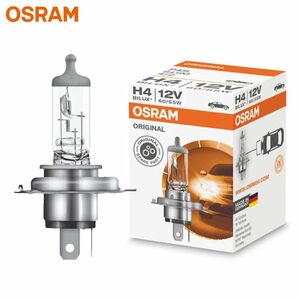 【送料込み】OSRAM H4ヘッドランプ ハロゲンバルブ 12V60/55W 3200K H4U クリアー×1個 車検対応