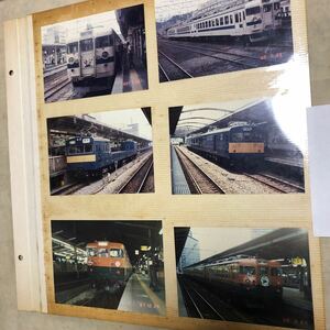 3/ railroad photograph 87~88 period 12 sheets 