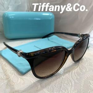 ☆超美品☆Tiffany&Co. サングラス TF4093-H キャッツアイ