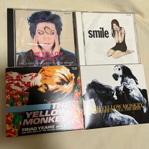 THE YELLOW MONKEY CD4枚セット 夜行性のかたつむり達とプラスチックのブギー/smile/TRIAD YEARS act I/MOTHER OF ALL THE BEST