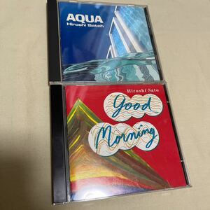 佐藤博 CD2枚セット AQUA/Good Morning