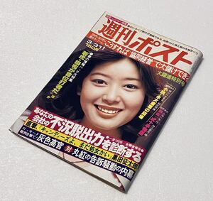 週刊ポスト 昭和53年 1978年3月31日号 夏目雅子 浅野ゆう子 桃井かおり キャンディーズよ、まだ処女 大橋照子 田坂圭子 ビンテージレア雑誌