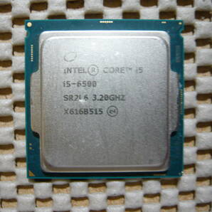 送料無料◆Intel Corei5 6500 3.20GHz (最大3.6GHz)4コア/4スレッド HD Graphics 530 作動品の画像1