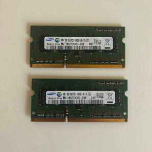 SAMSUNG サムスン PC3-10600S (DDR3-1333) 2GB x 2枚 ノートパソコン用メモリ 