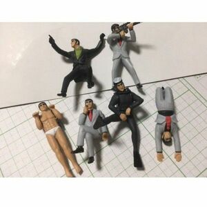 putitto フチ子 ゴルゴ13 フィギュア Golgo13 奇譚クラブ シークレット 全6種 フルコンプ セット ゴルゴ