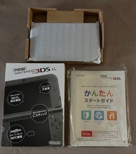 [ unused ]New Nintendo 3DS LL# color : metallic black # operation verification settled #NINTENDO nintendo 