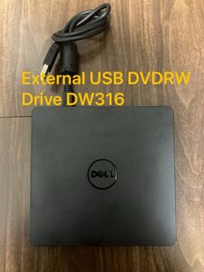 USB薄型DVDスーパーマルチドライブ - DW316 DELL 外付けDVD RWドライブ