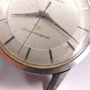SEIKO セイコー CROWN クラウン Ref.15002E 手巻 Cal.560 メンズ腕時計 1961年製 不動品 裏ブタ取れの画像6