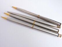 正規品 パーカー PARKER ボールペン シャープペンシル シルバー×ゴールドカラー おまとめ4点セット 試し書き確認済_画像4