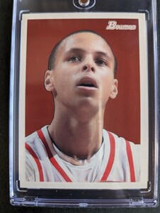 【貴重RC】Stephen Curry 2009-10 Bowman Rookie Card ステフィン カリー 2009枚限定ルーキーカード！