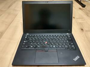 Lenovo, ThinkPad X280, Core i5-8350U/メモリ8G/SSD256G/1366x768/Win11、ジャンク扱いで