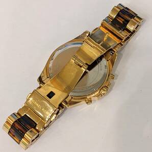 【11121】MICHAEL KORS マイケルコース メンズ クオーツ 腕時計 MK-5696 アナログ 3針 クロノグラフ デイト SS ブランド時計の画像5