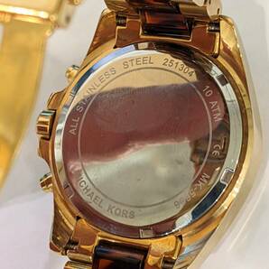 【11121】MICHAEL KORS マイケルコース メンズ クオーツ 腕時計 MK-5696 アナログ 3針 クロノグラフ デイト SS ブランド時計の画像7
