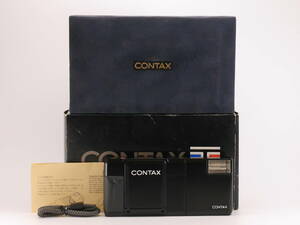 ★希少品★ CONTAX コンタックス T 初代 ブラック 箱 ストロボ #R1091#00036#00068