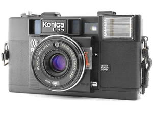 ★実用品★ KONICA コニカ C35 AF シャッター フラッシュ 巻き上げ OK #R1169#013#0003