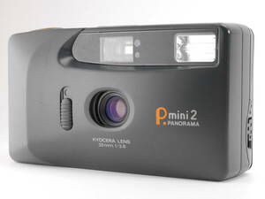 ★極上美品★ KYOCERA 京セラ P MINI 2 PANORAMA シャッター フラッシュ 巻き上げ OK #R1177#062#0058