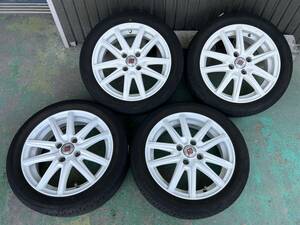 SEIN 15×4.5J+45 4H-100＆ブリジストンネクストリー165/55R15 2019年軽自動車タントムーヴN-BOXスティングレースペーシアカスタム