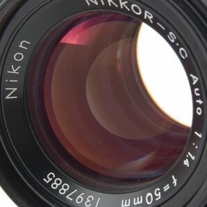 Nikon ニコン Nikkor-S.C Auto 50mm F1.4カビ跡あり #165bの画像8