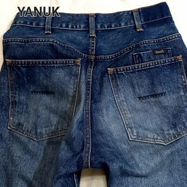ヤヌーク　YANUK BRUCE デニムパンツ　日本製　サイズ28 色落ち