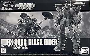 ^ новый товар! Bandai BANDAI HG 1/144 черный rider пластиковая модель серый 36-24