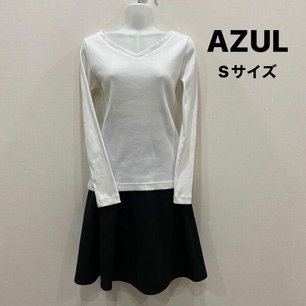 AZUL カットソー　Ｖネック