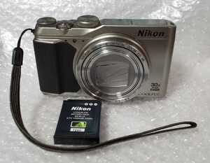 【Wi-Fi GPS】 訳あり デジタルカメラ Nikon COOLPIX S9900●