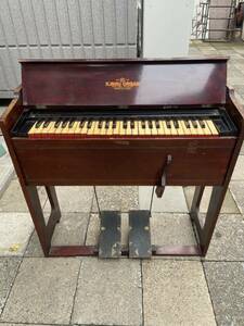  antique stepping organ KAWAI ORGAN Kawai school for? Taisho ~ Showa era the first period about 