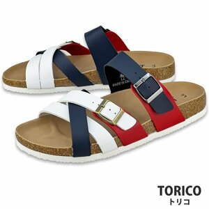  translation have special price new goods men's comfort sandals A-699 tricolor L size ( approximately 25.5~26.0cm)
