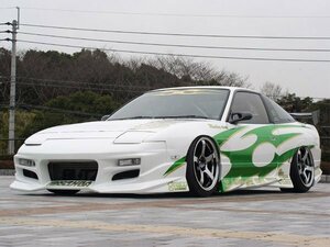 新品☆URAS【ユーラス】　TYPE-S　サイドステップ(FRP/未塗装)　180SX(S13)　【のむけん|ノムケン】